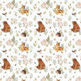 Load image into Gallery viewer, Baby Animals on a White Background Custom Baby and Toddler Bedding - MookyPookyandMuffin