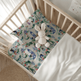 Load image into Gallery viewer, Forever Neverland Handmade Baby and Toddler Bedding in Mist - MookyPookyandMuffin