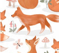 Load image into Gallery viewer, Fox Trot Flannel Custom Baby and Toddler Bedding - MookyPookyandMuffin
