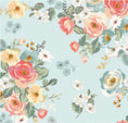 Load image into Gallery viewer, Gingham Gardens Aqua - MookyPookyandMuffin
