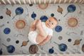 Load image into Gallery viewer, Organic Solar System Baby and Toddler Bedding - MookyPookyandMuffin