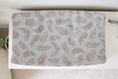 Load image into Gallery viewer, Pink Floating Feathers Custom Baby and Toddler Bedding - MookyPookyandMuffin