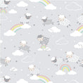 Load image into Gallery viewer, Sleepy Sheepy Crib Sheet + Swaddle Blanket Set - MookyPookyandMuffin