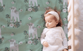 Load image into Gallery viewer, Spring Lambs and Flowers Ready to Ship Crib Sheet - MookyPookyandMuffin
