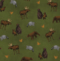 Load image into Gallery viewer, Bears, Racoons, and Moose Oh My!!! Handmade Baby and Toddler Bedding - MookyPookyandMuffin