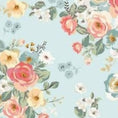 Load image into Gallery viewer, Gingham Gardens in Aqua Custom Baby and Toddler Bedding - MookyPookyandMuffin