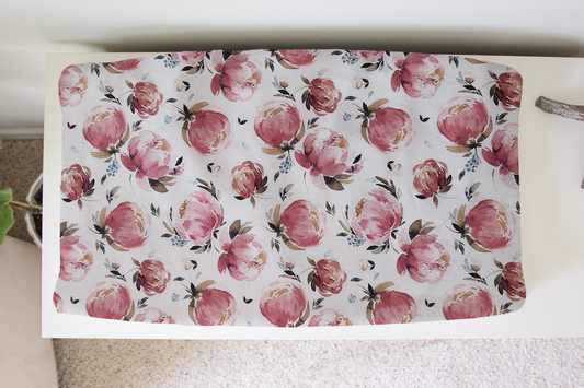 Peony Elegance Floral Custom Baby and Toddler Bedding - MookyPookyandMuffin