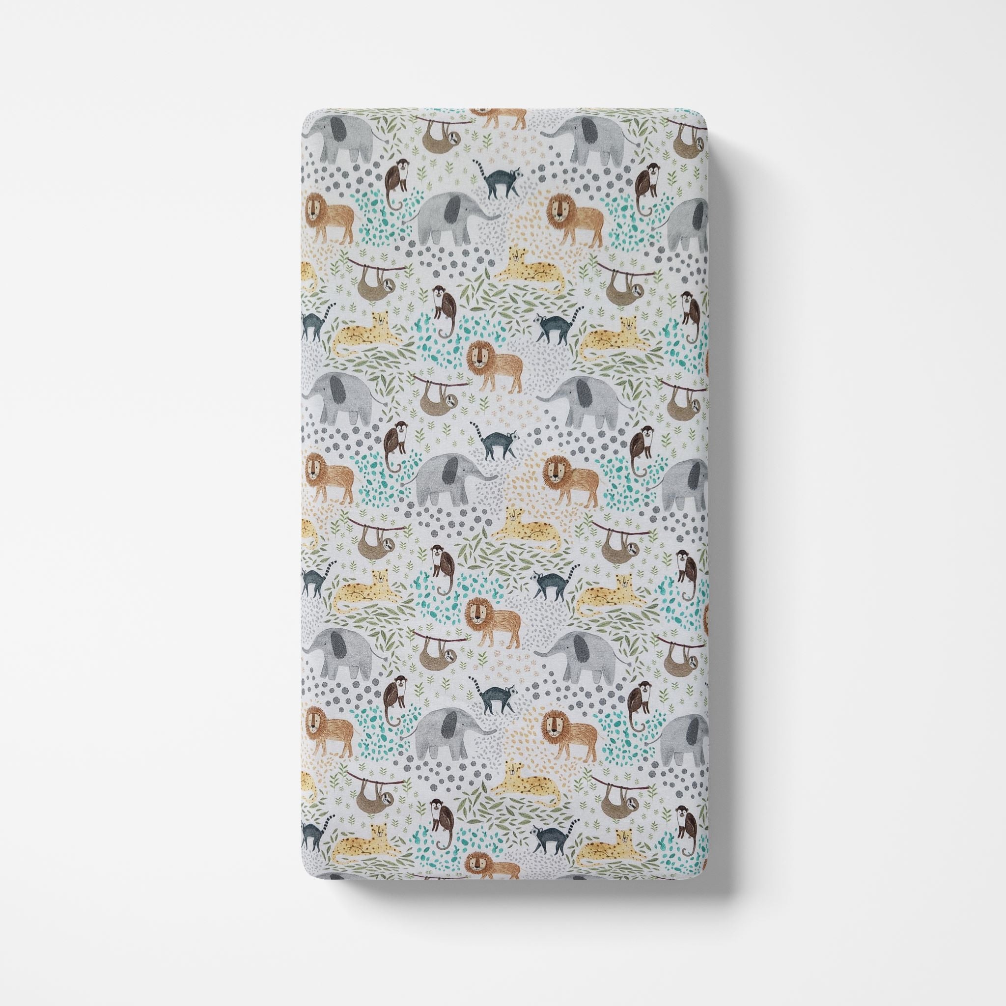 Crib Sheet Set Jungle Animals