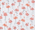 Load image into Gallery viewer, Flamingo Crib Sheet + Swaddle Blanket - MookyPookyandMuffin
