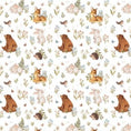 Load image into Gallery viewer, Baby Animals on a White Background Custom Baby and Toddler Bedding - MookyPookyandMuffin
