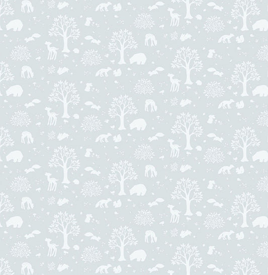 Misty Blue Forest Friends Custom Baby and Toddler Bedding - MookyPookyandMuffin