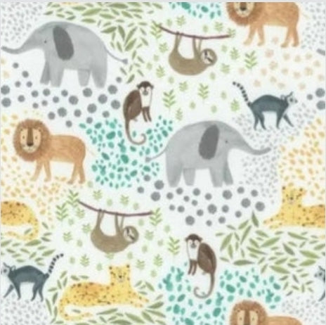 Time for a Safari Crib Sheet + Swaddle Blanket - MookyPookyandMuffin
