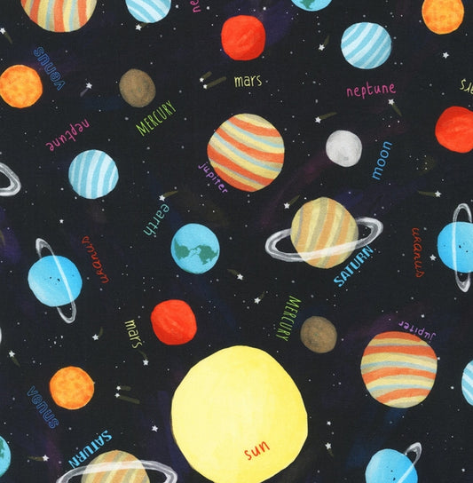 Planets Custom Baby and Toddler Bedding - MookyPookyandMuffin