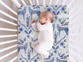 Load image into Gallery viewer, Cheetas and Flowers Custom Baby and Toddler Bedding
