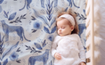 Load image into Gallery viewer, Cheetas and Flowers Custom Baby and Toddler Bedding
