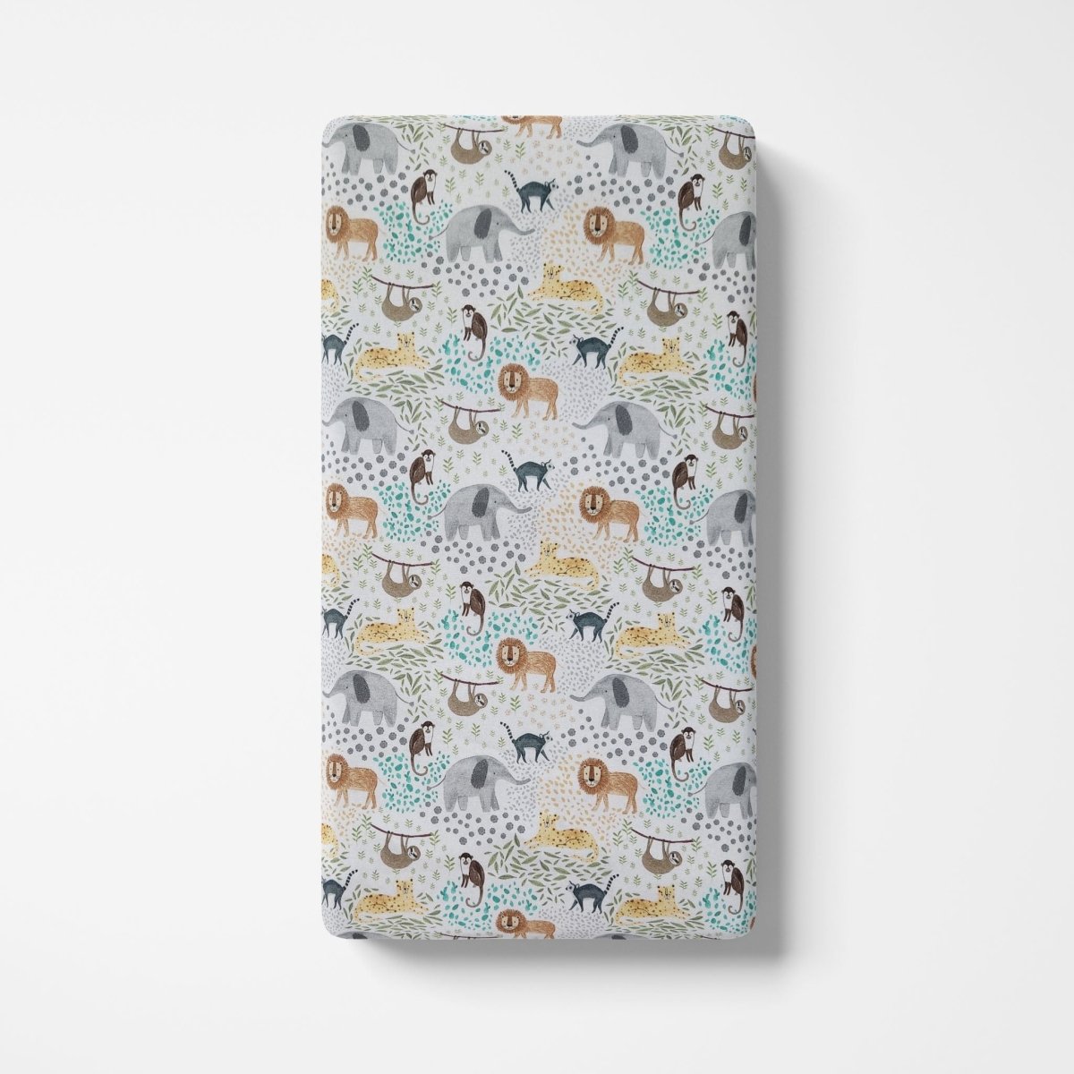 Crib Sheet Set Jungle Animals - MookyPookyandMuffin