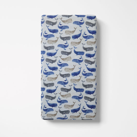 Whale You be My Friend Custom Baby and Toddler Bedding - MookyPookyandMuffin