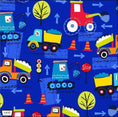 Load image into Gallery viewer, 🚧 Diggers & Dumpers Bedding Collection – Built for Big Dreams Handmade Baby and Toddler Bedding - MookyPookyandMuffin
