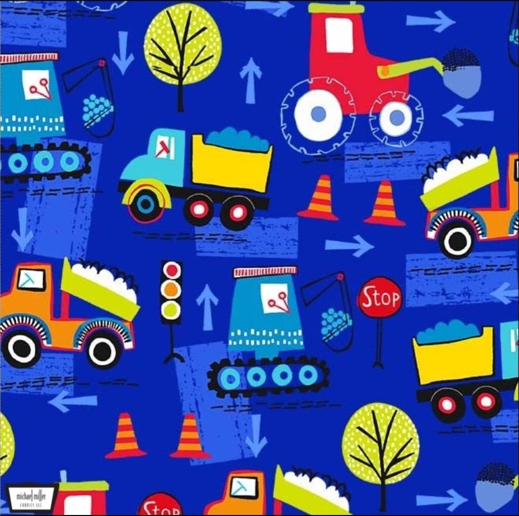 🚧 Diggers & Dumpers Bedding Collection – Built for Big Dreams Handmade Baby and Toddler Bedding - MookyPookyandMuffin