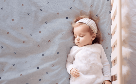 Dresden Polka Dots Ready to Ship Crib Sheet - MookyPookyandMuffin