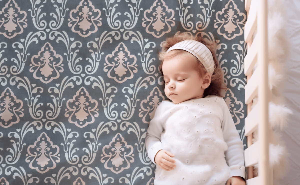 Enchanting Pink and Gray Damask Handmade Baby and Toddler Bedding - MookyPookyandMuffin