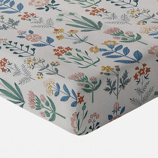 Floral Majolica Custom Baby and Toddler Bedding - MookyPookyandMuffin