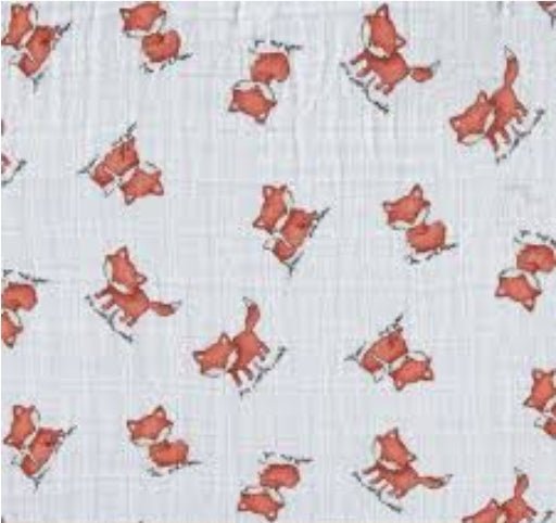 Fox Friends Crib Sheet + Swaddle Blanket - MookyPookyandMuffin
