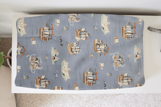 Hoist the Sails Custom Baby and Toddler Bedding - MookyPookyandMuffin