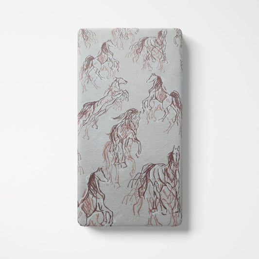 Horses for All Crib Sheet Set of 3 - MookyPookyandMuffin