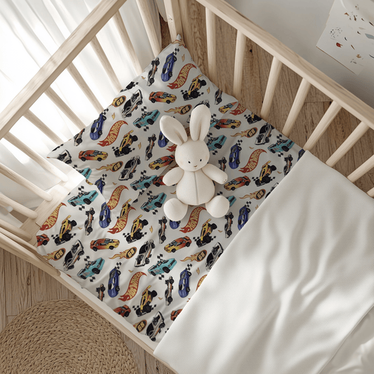 Hot Wheels Baby and Toddler Bedding - MookyPookyandMuffin