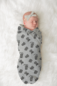 Load image into Gallery viewer, I Love You, Baby Swaddle Blanket - MookyPookyandMuffin
