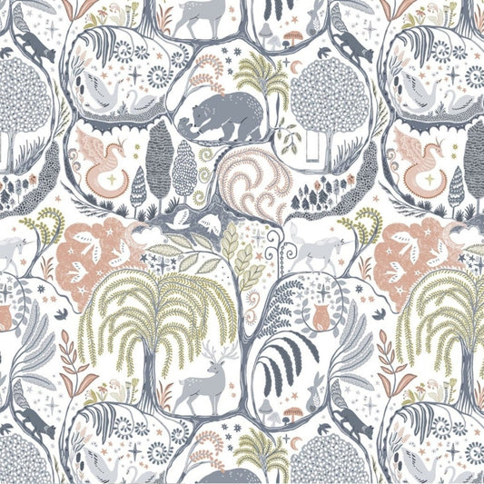 Mysterious and Magical Forest Custom Baby and Toddler Bedding - MookyPookyandMuffin