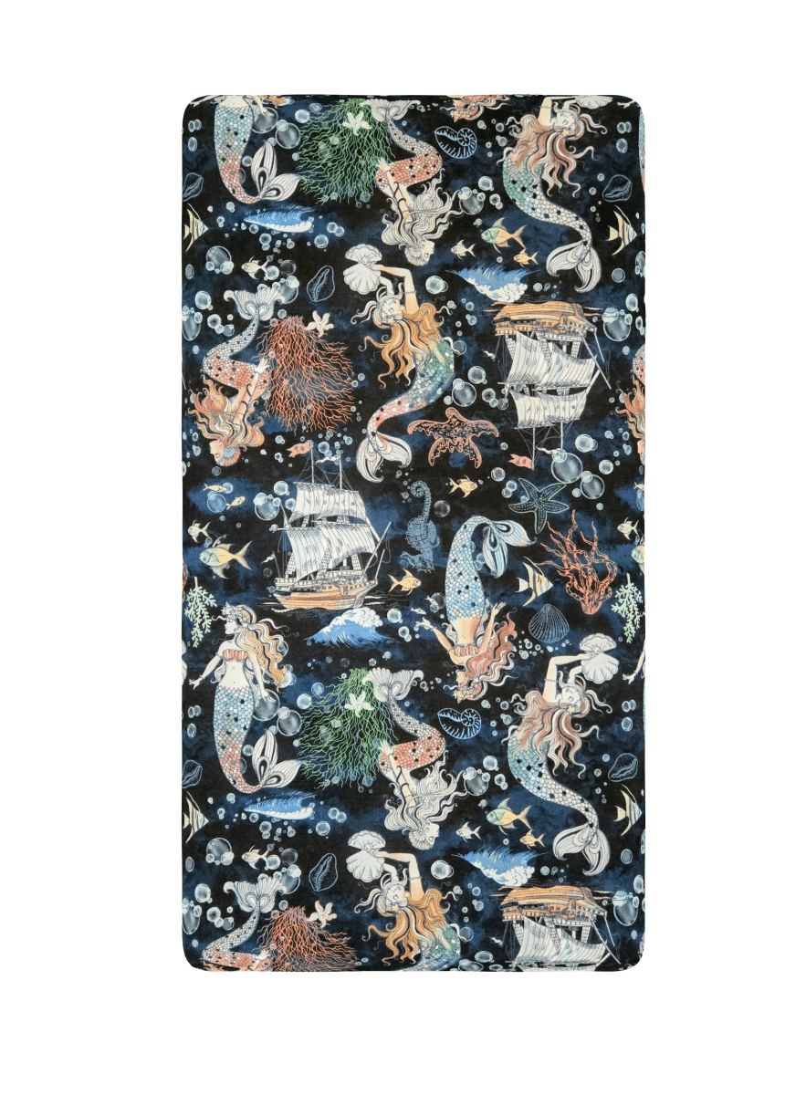 Mystical Mermaid and Ocean Voyage Handmade Baby and Toddler Bedding – Under the Sea Adventure