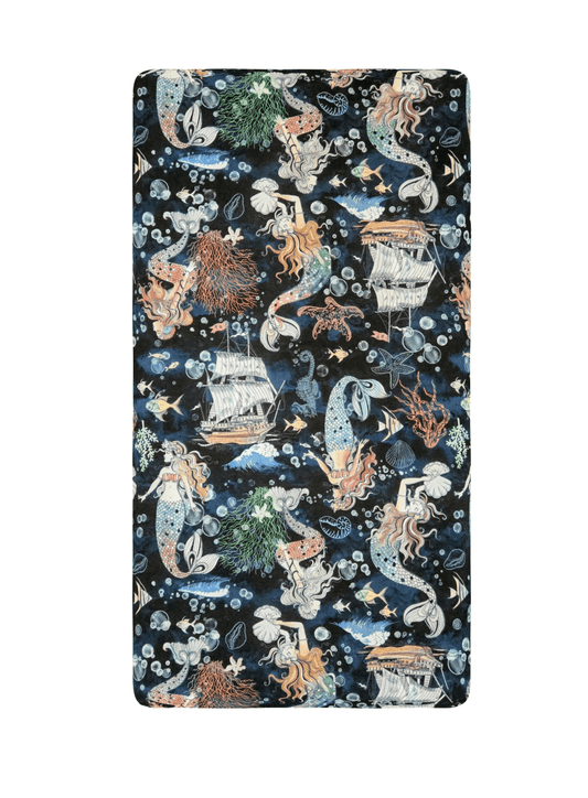 Mystical Mermaid and Ocean Voyage Handmade Baby and Toddler Bedding – Under the Sea Adventure