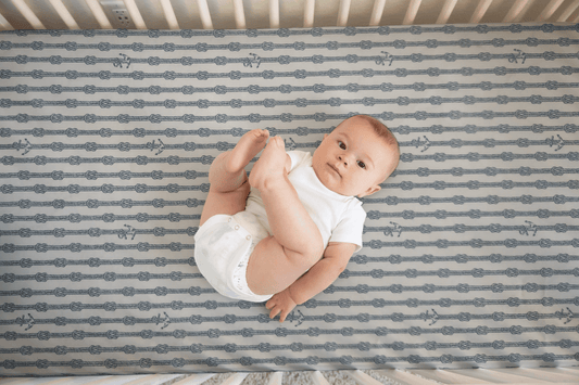 Nautical Rope and Anchors Custom Baby and Toddler Bedding - MookyPookyandMuffin