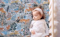 Load image into Gallery viewer, Organic Woodland Animals Baby and Toddler Bedding
