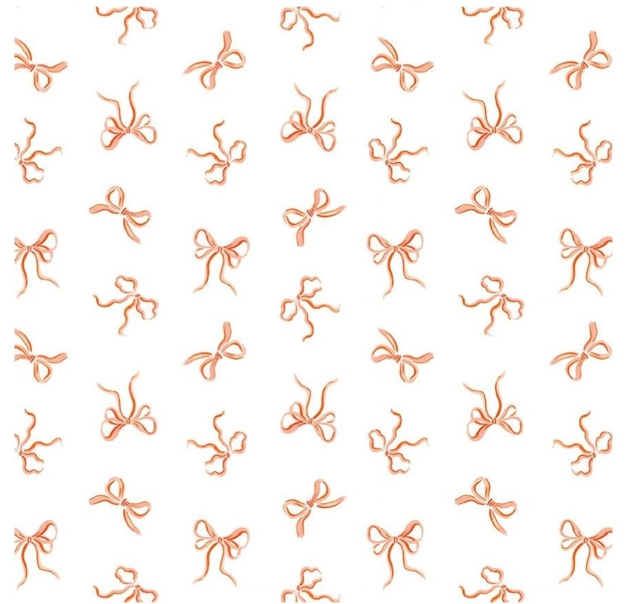 Pink Bows Handmade Baby and Toddler Bedding - MookyPookyandMuffin