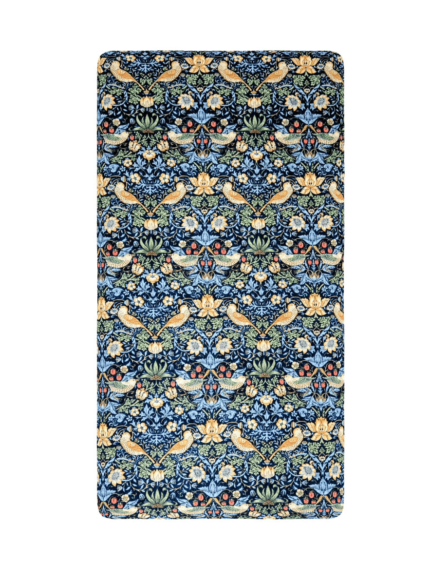 Strawberry Thief in Blue – Handmade William Morris Baby & Toddler Bedding - MookyPookyandMuffin