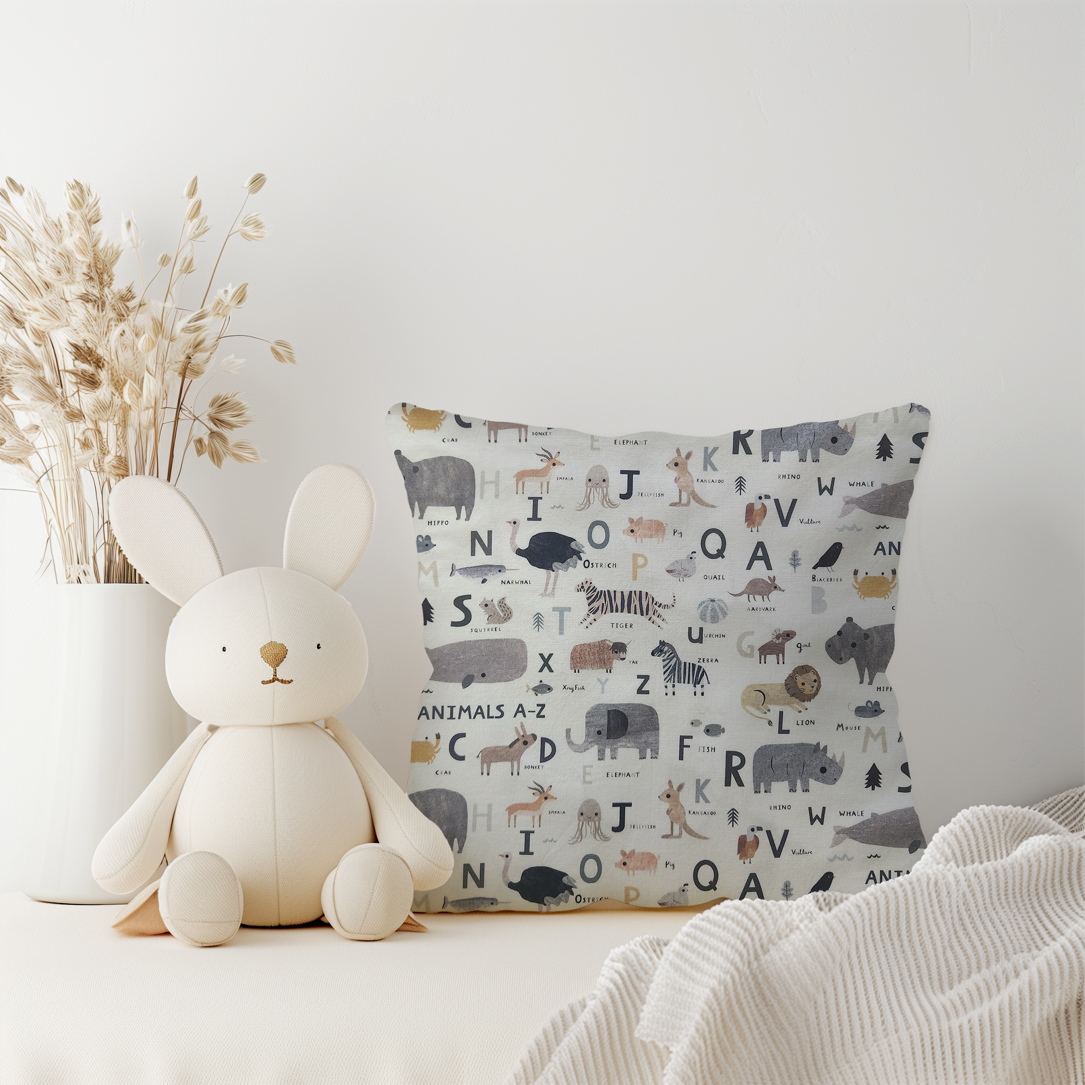 Animals from A to Z Custom Baby and Toddler Bedding