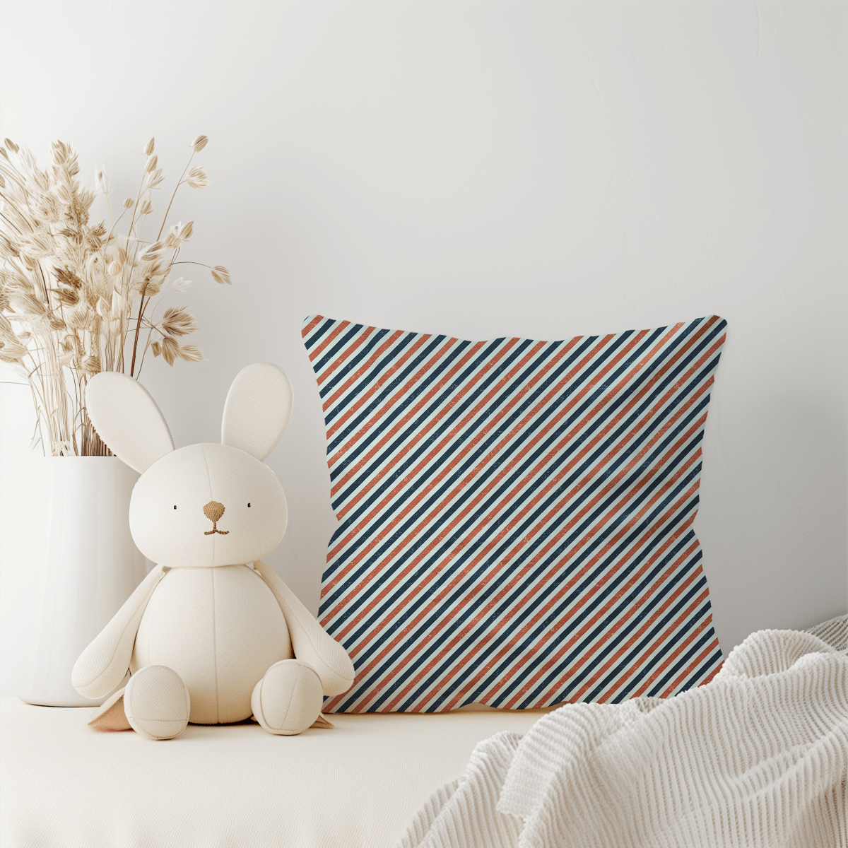 Vintage Barber Stripes Baby and Toddler Bedding Collection - MookyPookyandMuffin