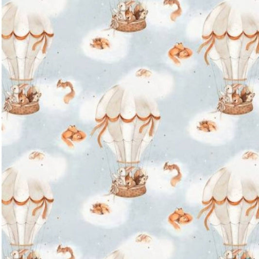Whimsical Hot Air Balloon Ride Custom Baby and Toddler Bedding - MookyPookyandMuffin