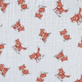 Load image into Gallery viewer, Foxy Time Swaddle Blanket - MookyPookyandMuffin
