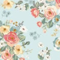 Load image into Gallery viewer, Gingham Gardens in Aqua Custom Baby and Toddler Bedding - MookyPookyandMuffin
