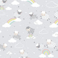 Load image into Gallery viewer, Counting Sheep and Rainbows Custom Baby and Toddler Bedding - MookyPookyandMuffin
