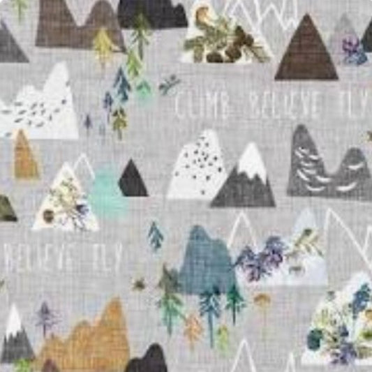 Mountain Custom Baby and Toddler Bedding - MookyPookyandMuffin