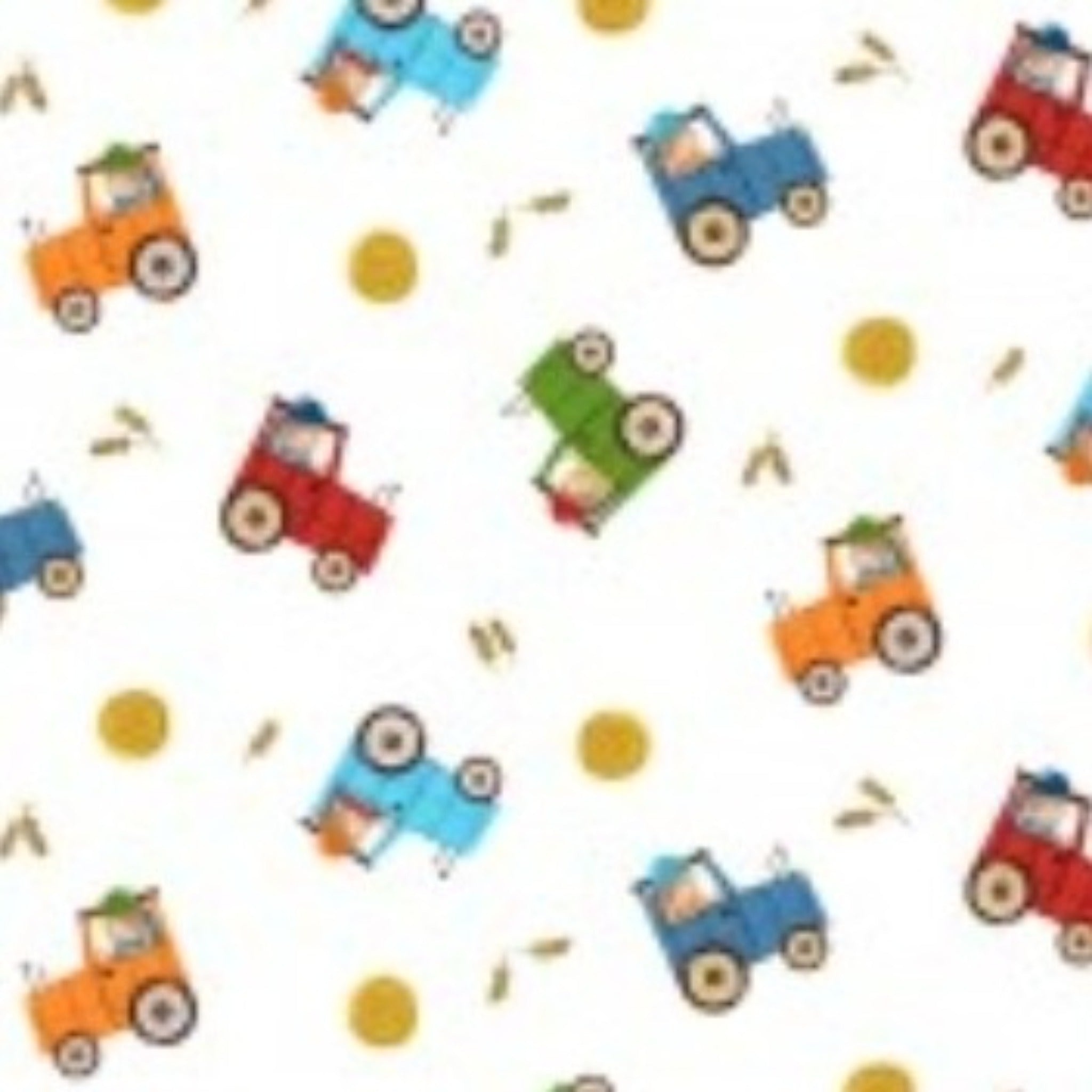 Tractors are Fun Custom Baby and Toddler Bedding - MookyPookyandMuffin