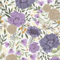 Load image into Gallery viewer, Flowers in Amethyst Custom Baby and Toddler Bedding - MookyPookyandMuffin
