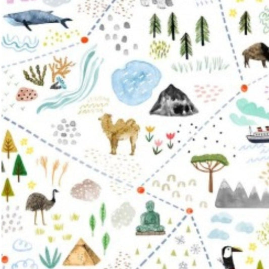 Adventure Above and Below Custom Baby and Toddler Bedding - MookyPookyandMuffin