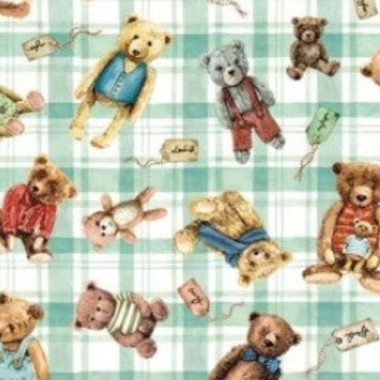 Bear in Mind Quilting Cotton - MookyPookyandMuffin