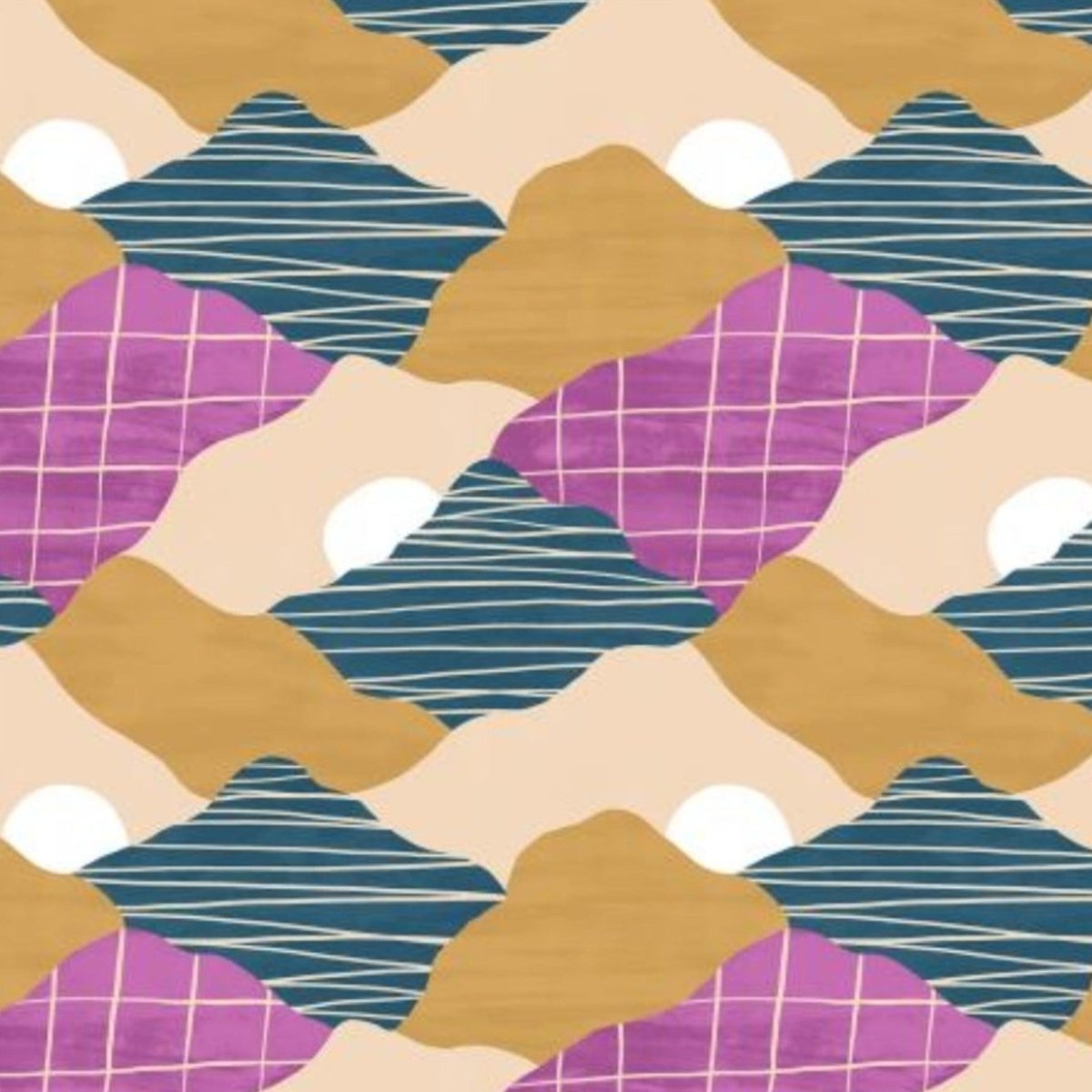 Colorful Mountains Custom Baby and Toddler Bedding - MookyPookyandMuffin